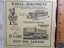 East End Garage vintage ad