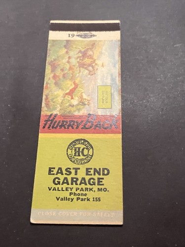 Vintage missouri matchbook - missouri,